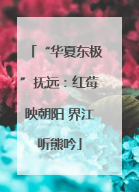 “华夏东极”抚远：红莓映朝阳 界江听熊吟