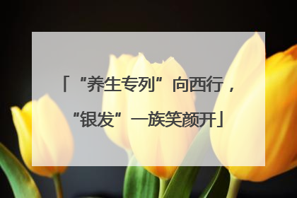 “养生专列”向西行，“银发”一族笑颜开
