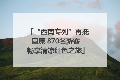 “西南专列”再抵固原 870名游客畅享清凉红色之旅