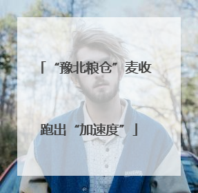 “豫北粮仓”麦收跑出“加速度”
