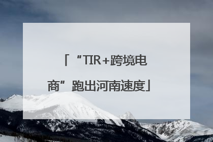 “TIR+跨境电商”跑出河南速度