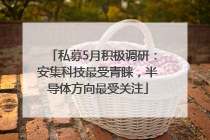 私募5月积极调研：安集科技最受青睐，半导体方向最受关注