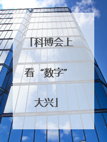 科博会上看“数字”大兴