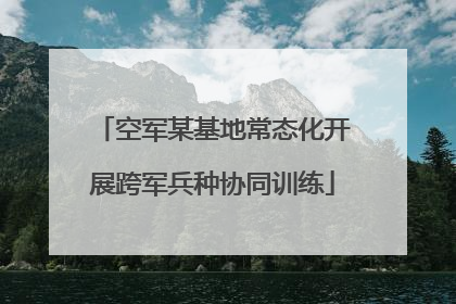 空军某基地常态化开展跨军兵种协同训练