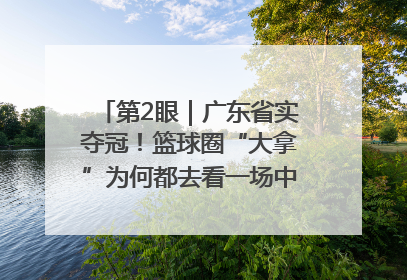 第2眼｜广东省实夺冠！篮球圈“大拿”为何都去看一场中学生比赛？