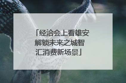 经洽会上看雄安 解锁未来之城智汇消费新场景