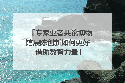 专家业者共论博物馆展陈创新如何更好借助数智力量