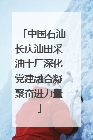 中国石油长庆油田采油十厂深化党建融合凝聚奋进力量