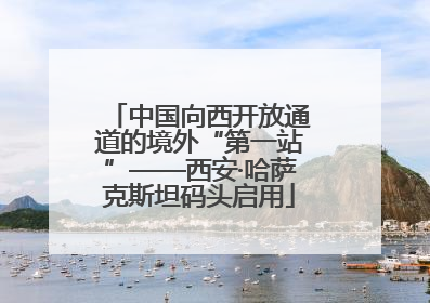 中国向西开放通道的境外“第一站”——西安·哈萨克斯坦码头启用