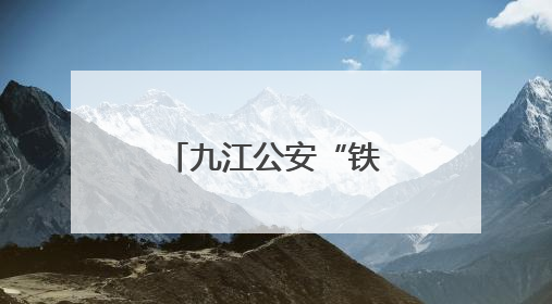 九江公安“铁腕护江”绘就长江生态新画卷