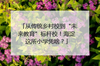 从传统乡村校到“未来教育”标杆校！海淀这所小学凭啥？