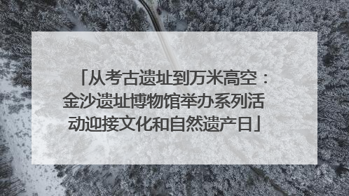 从考古遗址到万米高空：金沙遗址博物馆举办系列活动迎接文化和自然遗产日