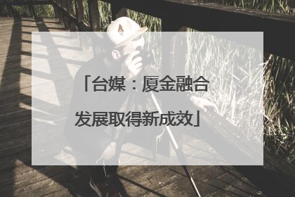 台媒：厦金融合发展取得新成效