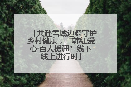 共赴雪域边疆守护乡村健康，“韩红爱心·百人援疆”线下线上进行时