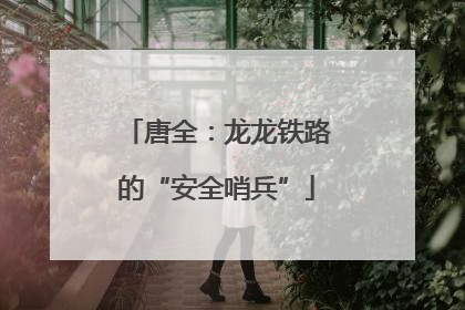 唐全：龙龙铁路的“安全哨兵”