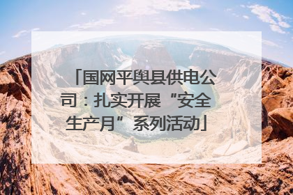国网平舆县供电公司：扎实开展“安全生产月”系列活动