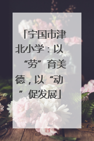 宁国市津北小学：以“劳”育美德，以“动”促发展