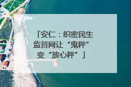 安仁：织密民生监督网让“鬼秤”变“放心秤”