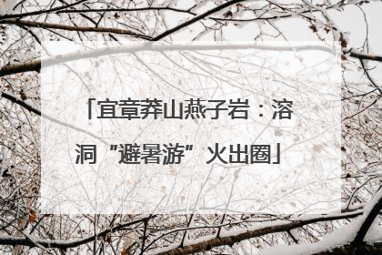 宜章莽山燕子岩：溶洞“避暑游”火出圈