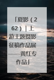 夏影（262）｜上游主题摄影征稿作品展——黄红专作品