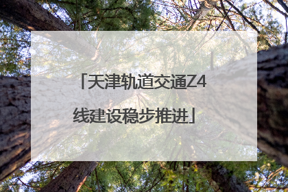 天津轨道交通Z4线建设稳步推进