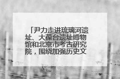 尹力走进琉璃河遗址、大葆台遗址博物馆和北京市考古研究院，围绕加强历史文化名城保护调研