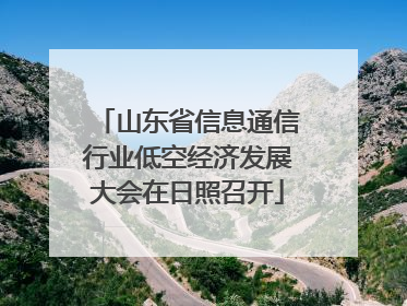 山东省信息通信行业低空经济发展大会在日照召开