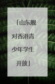 山东舰对香港青少年学生开放