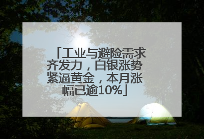 工业与避险需求齐发力，白银涨势紧逼黄金，本月涨幅已逾10%