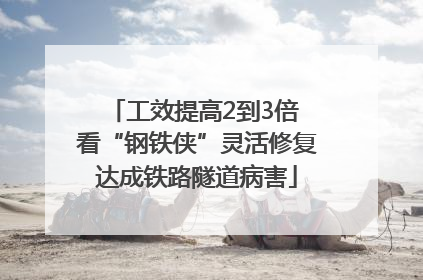 工效提高2到3倍 看“钢铁侠”灵活修复达成铁路隧道病害