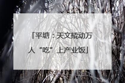 平塘：天文撬动万人“吃”上产业饭