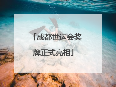 成都世运会奖牌正式亮相