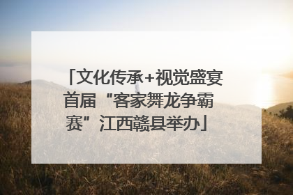 文化传承+视觉盛宴 首届“客家舞龙争霸赛”江西赣县举办