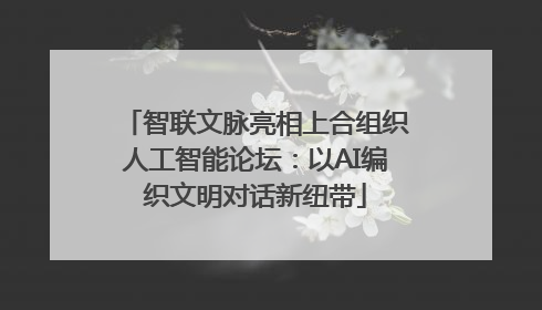智联文脉亮相上合组织人工智能论坛：以AI编织文明对话新纽带