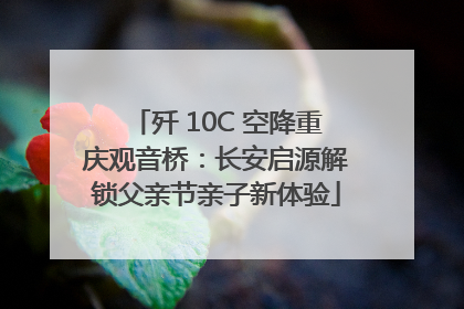歼 10C 空降重庆观音桥：长安启源解锁父亲节亲子新体验