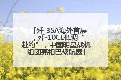 歼-35A海外首展，歼-10CE低调“赴约”，中国明星战机组团亮相巴黎航展