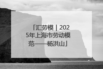 汇劳模｜2025年上海市劳动模范——杨洪山