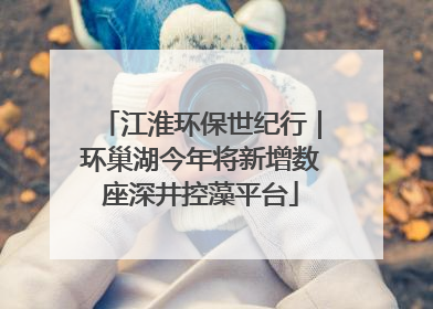 江淮环保世纪行｜环巢湖今年将新增数座深井控藻平台