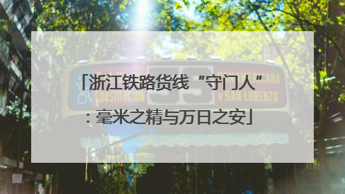 浙江铁路货线“守门人”：毫米之精与万日之安