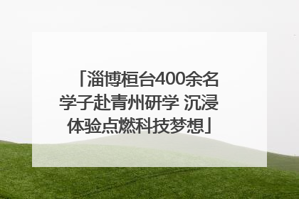 淄博桓台400余名学子赴青州研学 沉浸体验点燃科技梦想