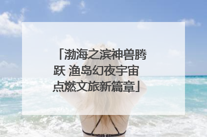 渤海之滨神兽腾跃 渔岛幻夜宇宙点燃文旅新篇章