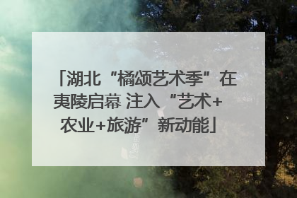 湖北“橘颂艺术季”在夷陵启幕 注入“艺术+农业+旅游”新动能
