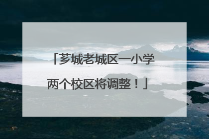 芗城老城区一小学两个校区将调整！