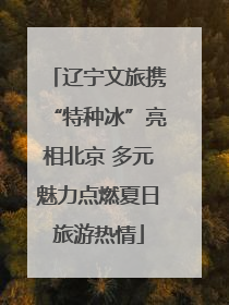 辽宁文旅携“特种冰”亮相北京 多元魅力点燃夏日旅游热情