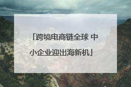 跨境电商链全球 中小企业迎出海新机