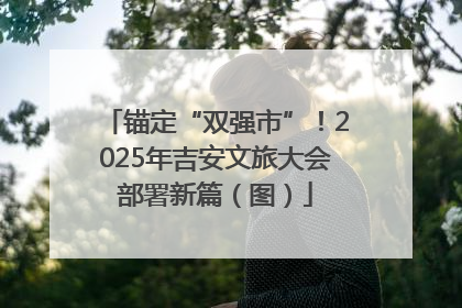 锚定“双强市”！2025年吉安文旅大会部署新篇（图）