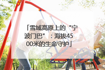 雪域高原上的“宁波门巴”：海拔4500米的生命守护
