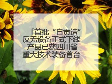 首批“自贡造”反无设备正式下线 产品已获四川省重大技术装备首台套认定