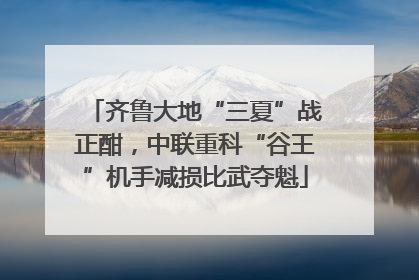 齐鲁大地“三夏”战正酣，中联重科“谷王”机手减损比武夺魁