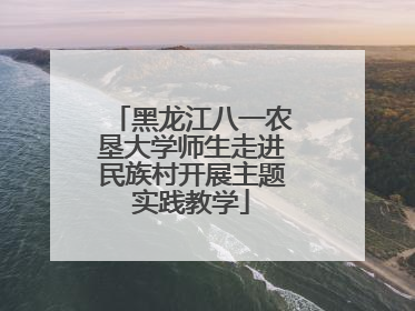 黑龙江八一农垦大学师生走进民族村开展主题实践教学